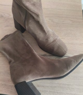 Botines ante tacón bloque