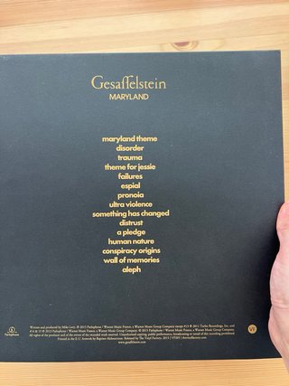 Vinilo Maryland - Gesaffelstein