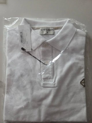 Polo SILBON Blanco Talla M