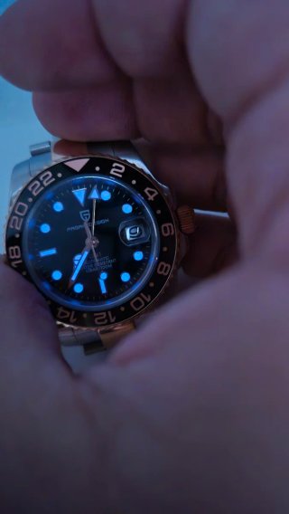 Reloj Pagani Design GMT Negro/Dorado