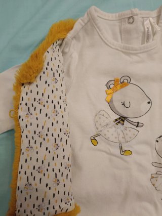 Conjunto bebé pelito 6 meses