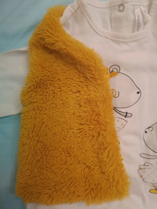 Conjunto bebé pelito 6 meses
