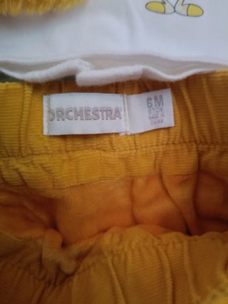 Conjunto bebé pelito 6 meses
