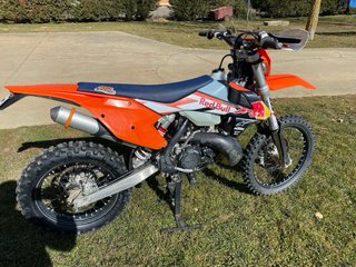 KTM 250 TPI Enduro Moto Naranja Blanca