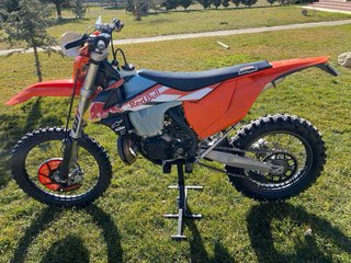 KTM 250 TPI Enduro Moto Naranja Blanca
