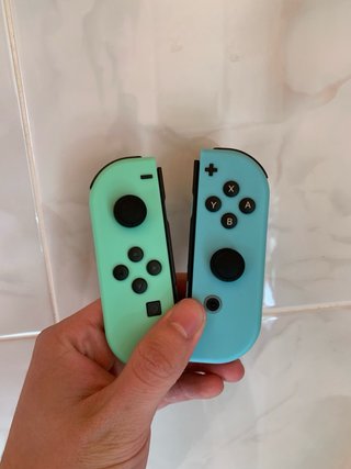 Coppia di Joycons Nintendo Switch Verde Blu Nuovi