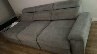 Sofá Cama Gris Tela