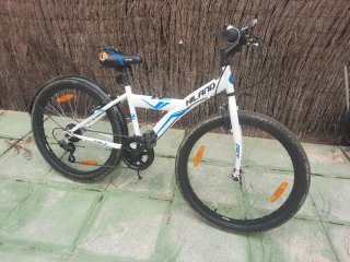 Bicicleta Junior Hiland 24 Pulgadas- Blanca/azul