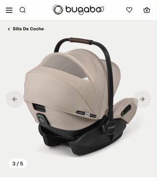 Silla de coche Bugaboo Nuna Beige