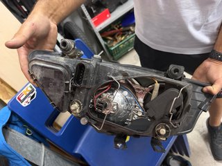 Faros Seat Ibiza 6L para pulir