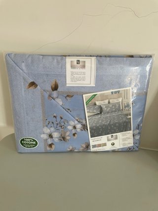 Completo Lenzuola Matrimoniale corone 100%