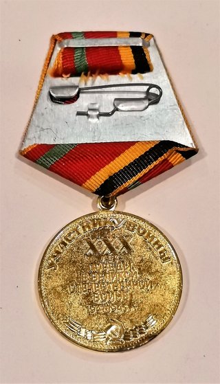 Medalla Soviética antigua.