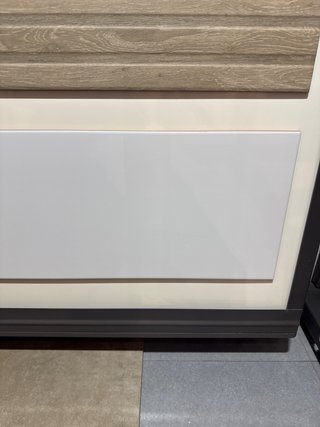 Revestimiento blanco mate 30x90