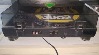 Tocadiscos Acoustic Control DJ 1400B Negro/Amarill