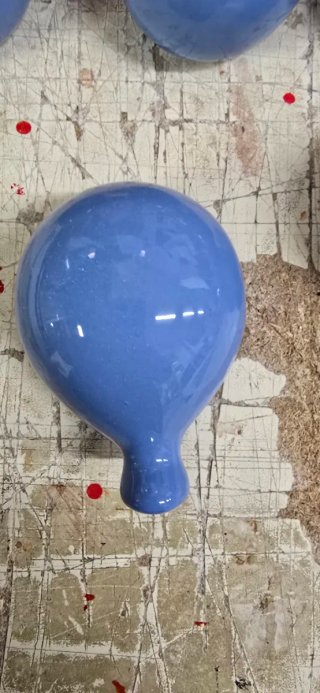 Palloncino in ceramica blu cm 7