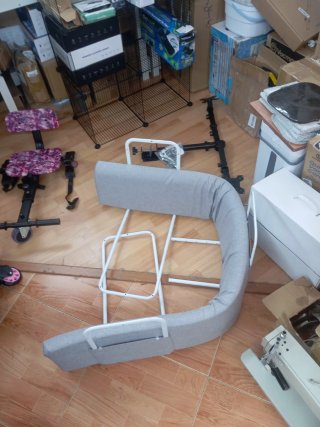 Barandilla para cama infantil gris