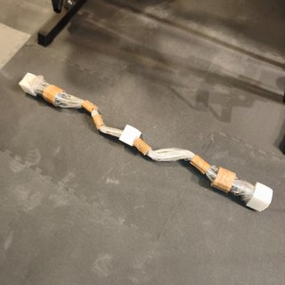 Barra Z Pesas BOOMFIT 120cm 10kg Olímpica