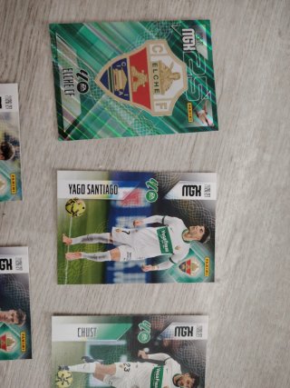 5 cromos Elche CF MGK 26/27