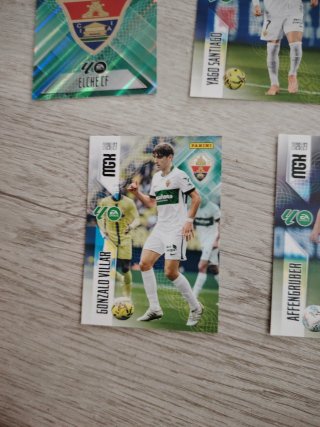 5 cromos Elche CF MGK 26/27