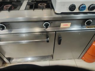 Cocina a gas butano con horno
