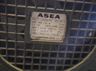 Motores eléctricos ASEA