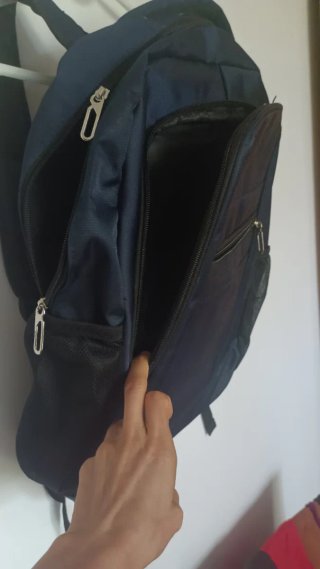 Mochila azul sin usar