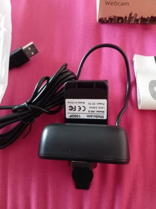 Webcam USB Negra y Plateada