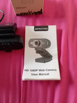 Webcam USB Negra y Plateada