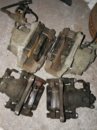 Pinzas y pastillas freno Audi B5