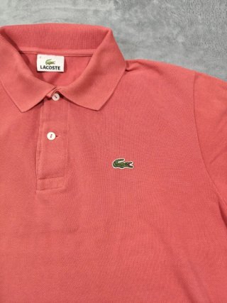 Polo Lacoste Coral Vintage Talla M