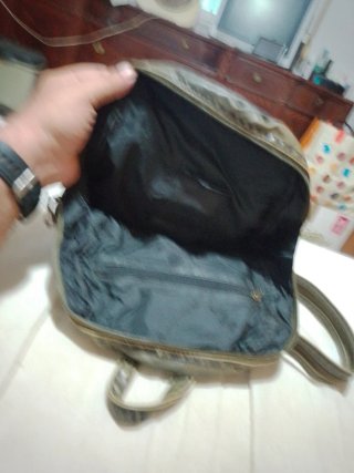 Mini mochila efecto piel lavada