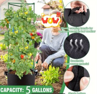3 Macetas Grandes Tela para Tomates