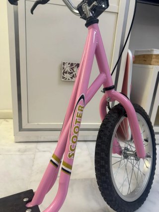 Patinete Scooter Ruedas Grandes Rosa
