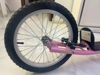 Patinete Scooter Ruedas Grandes Rosa