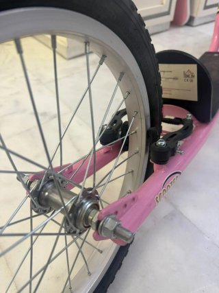Patinete Scooter Ruedas Grandes Rosa