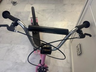 Patinete Scooter Ruedas Grandes Rosa
