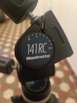 Trípode Manfrotto 55prob + Rótula 141RC