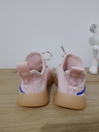 Scarpe bambina rosa slip-on con lacci