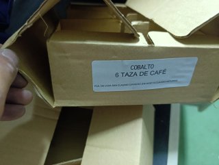 Juego de café San Claudio Cobalto