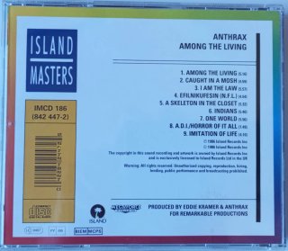 Anthrax Among The Living CD