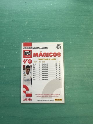 Lote 6 cartas Cristiano Ronaldo Mágicos La Liga