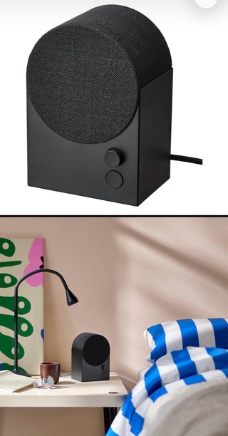 Altavoz Bluetooth IKEA NATTBAD Negro