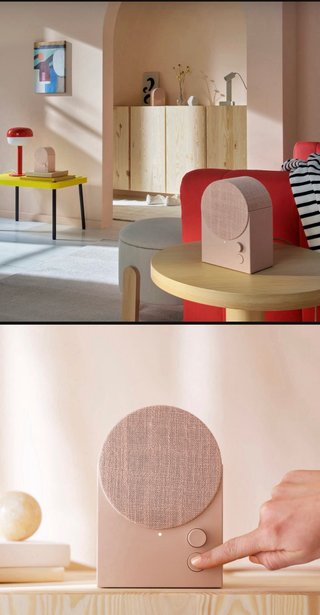 Altavoz Bluetooth IKEA NATTBAD Negro