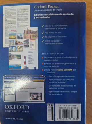 Oxford Pocket Dictionary For Spanish Students o...
