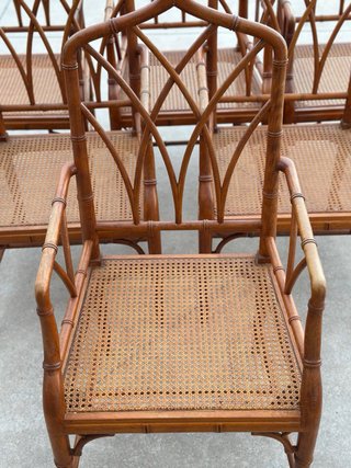 Sillones estilo Chippendale Gótico (Set de 6)