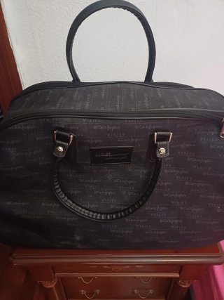 Bolsa de viaje El Corte Inglés negra