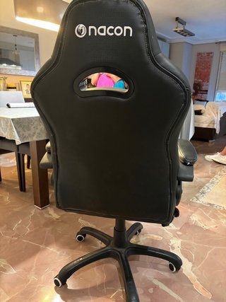 Silla Gaming PlayStation Negra y Blanca