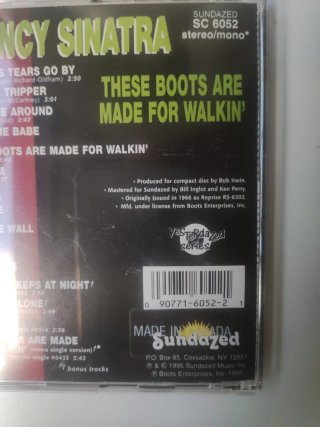 CD Nancy Sinatra - Boots (Edición Sundazed)