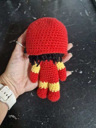 Pupazzo amigurumi Tony Stark Iron Man crochet