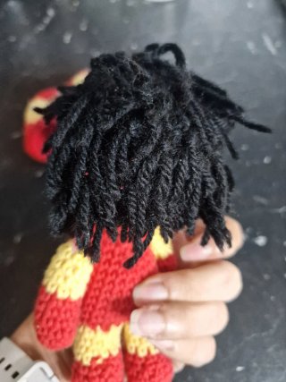 Pupazzo amigurumi Tony Stark Iron Man crochet